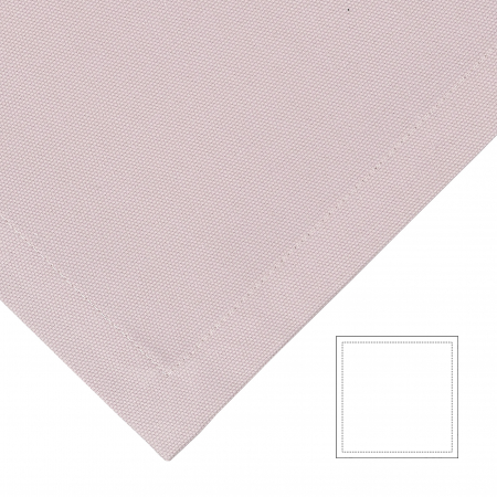 SALE % - Servet de masa Bente, Bumbac/Panza, Roz, 40x40 cm