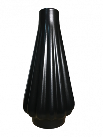 Set 1 Lampa cu 3 Vaze KNOPPER, ceramica, negru, 34/34/30/28 cm [5]