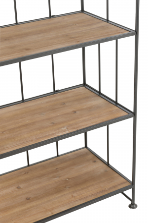 Set 2 biblioteci, Lemn, Maro, 80x40x182 cm [5]