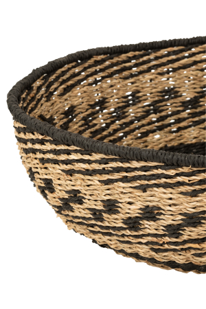 Set 2 cosuri, Fibre naturale, Negru, 46x46x14 [2]
