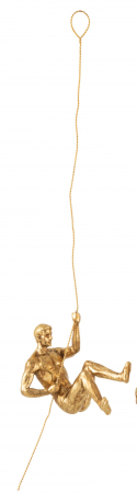IN STOC - Decoratiune de perete, Compozit, Auriu, 16x10x64 cm
