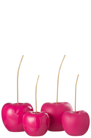 Set 2 decoratiuni, Material sintetic, Roz, 25.5x23x52.5 [1]