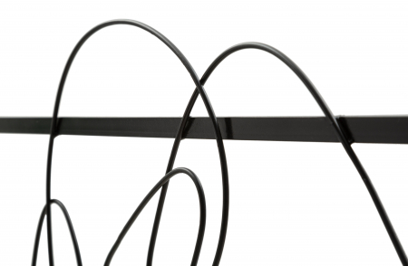 Set 2 decoratiuni pentru perete Woman Simply, Fier, Negru, 100x70x1 cm [2]