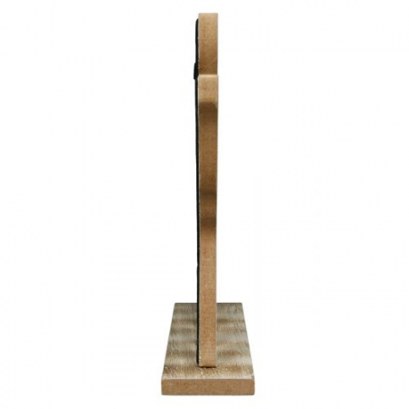Set 2 decoratiuni Raindeer Rio, MDF, Negru/Maro, 5x20x20 cm [3]