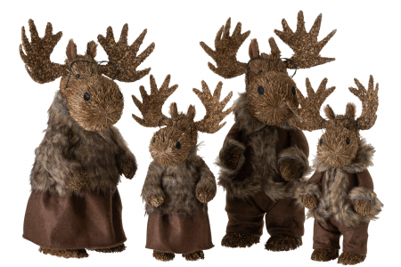 Set 2 figurine asortate, Rachita/Bambus, Maro, 18.5x19.5x42.5 cm [1]