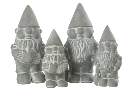 Set 2 figurine, Ceramica, Gri, 14x13x26 [1]