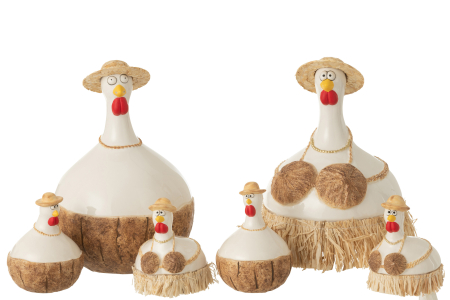 Set 2 figurine, Ceramica, Multicolor, 15.5x15x22.5 [1]