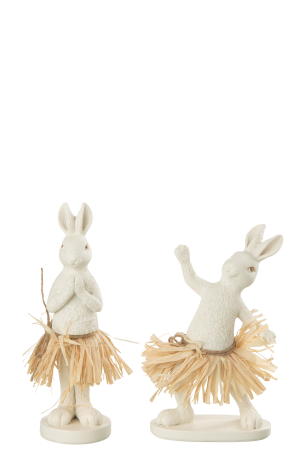 Oriental - Set 2 figurine, Compozit, Multicolor, 13x13x17.5