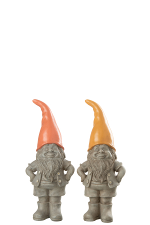 SALE % - Set 2 figurine, Material sintetic, Multicolor, 14.5x10.5x33.5