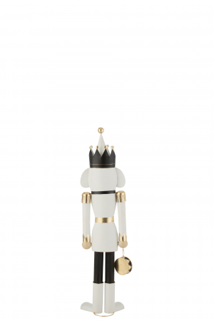 Set 2 figurine Nutcracker,metal, alb-negru, 166 cm/106 cm [4]