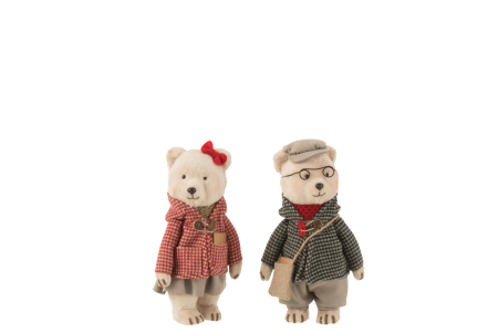 Oriental - Set 2 figurine, Textil, Multicolor, 14x12x29