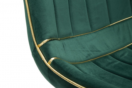 Set 2 scaune PARIS verde/auriu (cm) 51X59X79 [5]