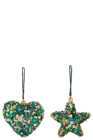 Set 2 ghirlande, Material sintetic, Verde, 9x9x3.5 [1]