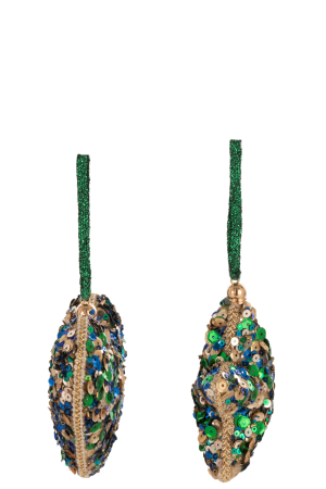 Set 2 ghirlande, Material sintetic, Verde, 9x9x3.5 [1]