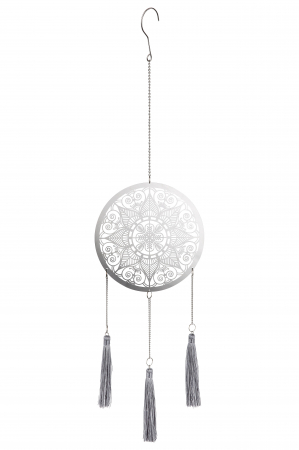 Set 2 ghirlande Spirit, Otel, Argintiu, 18x70x0.5 cm [4]