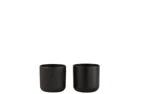 Ghivece si suporturi de flori - Set 2 ghivece, Ceramica, , 11.5x11.5x11.5