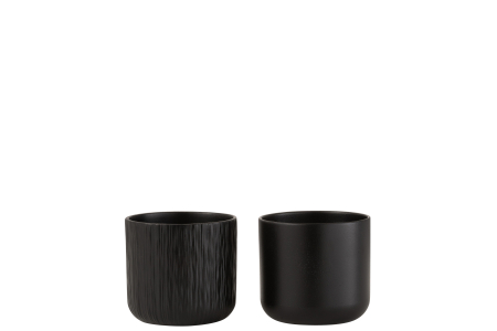 Ghivece si suporturi de flori - Set 2 ghivece, Ceramica, , 13x13x13