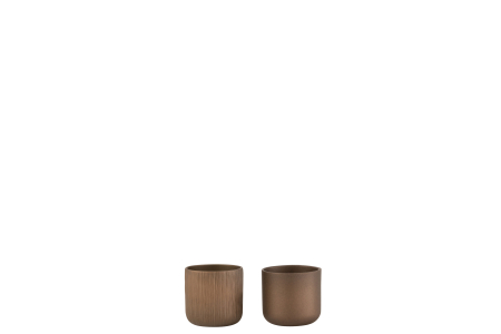 Ghivece si suporturi de flori - Set 2 ghivece, Ceramica, , 7.5x7.5x7