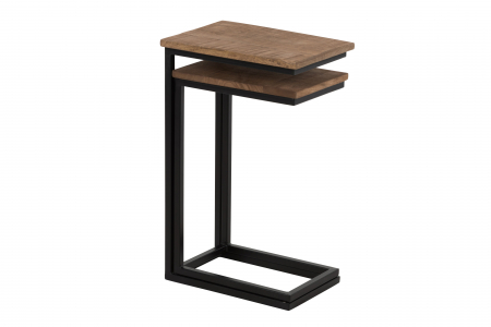 Set 2 masute, Lemn, Negru, 42x28x64.5 cm [1]