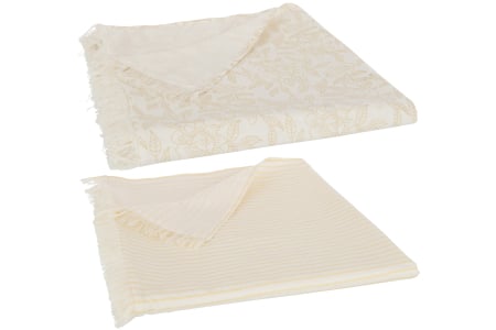 Set 2 paturi, Textil, Bej, 273x134x0.5 [1]