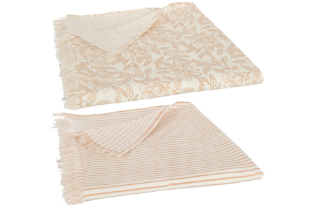 Set 2 paturi, Textil, Gri, 273x134x0.5 [1]