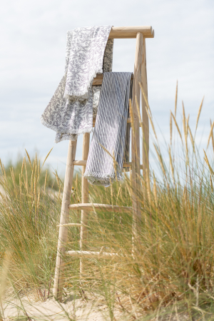 SALE % - Set 2 paturi, Textil, Negru, 273x134x0.5