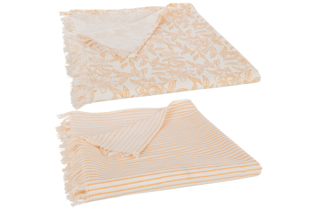 Set 2 paturi, Textil, Roz, 273x134x0.5 [1]