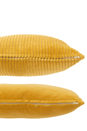 Set 2 perne, Textil, Ocru, 45x45x10 [2]