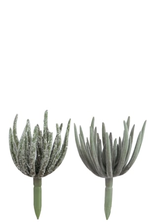 SALE % - Set 2 plante artificiale, Material sintetic, Verde, 9x9x18