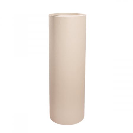 Set 2, Postament Decorativ, cilindrica, Basseterre, Fier, negru, crem, PU 1, H. 89,5 cm, D. 30,5 cm [1]
