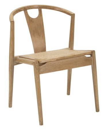 SALE % - Set 2 scaune Japan -B-, ASH WOOD AND RATTAN, Maro, 76x56x53 cm