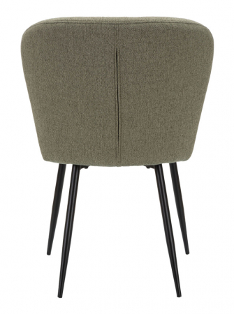 Set 2 scaune Losanna, Lemn/Metal/Fibre sintetice, Verde/Negru, 85x58x60.5 cm [7]