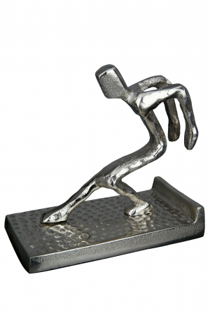 Set 2 suporturi carte Hold, Aluminiu, Argintiu, 16x18x8.5 cm [2]