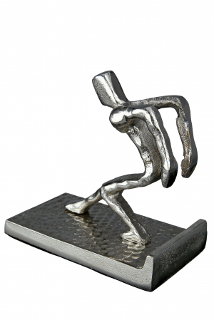 Set 2 suporturi carte Hold, Aluminiu, Argintiu, 16x18x8.5 cm [3]