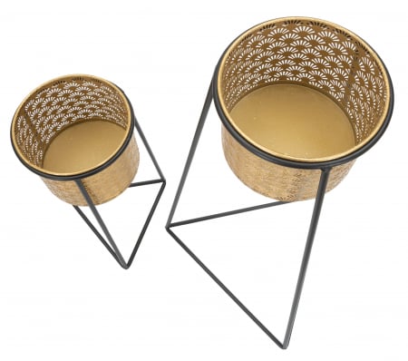 Set 2 suporturi flori  COUPLE GLAX CM Ø 43X36X70-27X23X45 , Mauro Ferretti [4]