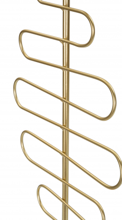 Set 2 suporturi lumanari pentru perete Alid, Fier, Auriu, 51/43x25/20x16/16 cm [3]