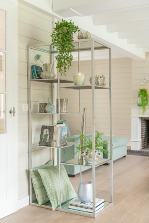 SALE % - Set 2 suporturi lumanari, Sticla, Argintiu, 9x9x11.5