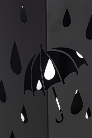 Set 2 suporturi pentru umbrele Drizzle, Otel, Negru, 15.5/15.5/49xx18/18/49 cm [1]