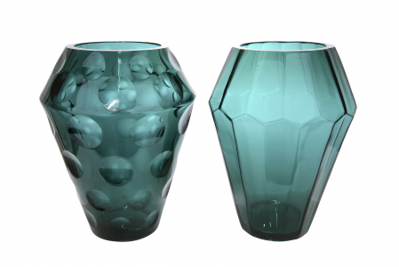 Set 2 vaze TINTA, sticla, 11x23 cm [1]