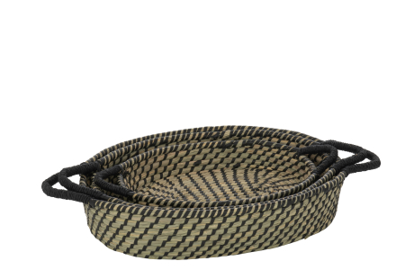 Set 3 Coșuri, Straw [1]