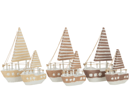 Set 3 decoratiuni, Lemn, Maro, 16x6x25.5 [1]