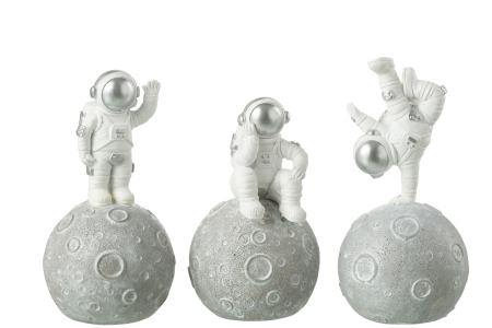Set 3 figurine, Compozit, Alb , 8.5x9x18 [1]