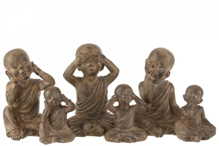 Set 3 figurine Monk, Rasina, Maro, 36.5x28.5x51 cm [1]