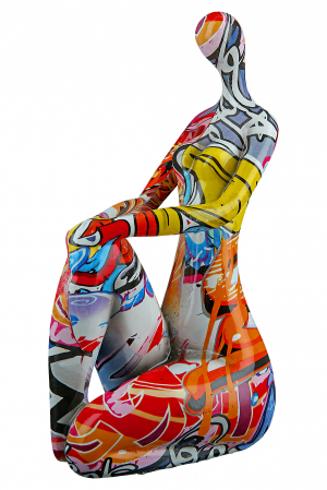 Set 3 figurine Street Art, Rasina, Multicolor, 13x21x14 cm [8]
