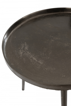 Set 3 masute, Metal, Gri, 61x61x54 cm [3]