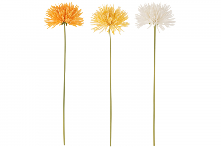 SALE % - Set 3 plante artificiale, Material sintetic, Portocaliu, 13x7x60