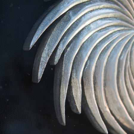 Set 3 tablouri Prime, lemn/sticla, argintiu/negru, 30x30 cm [3]