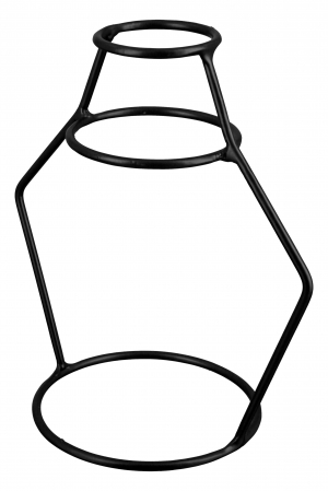 Set 3 vaze decorative, Metal, Negru, 0x0x0x cm [1]