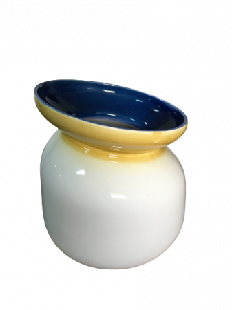 Set 3 vaze HERITAGE, ceramica, alb, 41/34/7.5 cm [2]