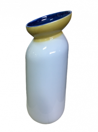 Set 3 vaze HERITAGE, ceramica, alb, 41/34/7.5 cm [6]